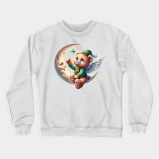 St Patricks Day Teddy Bear Crewneck Sweatshirt